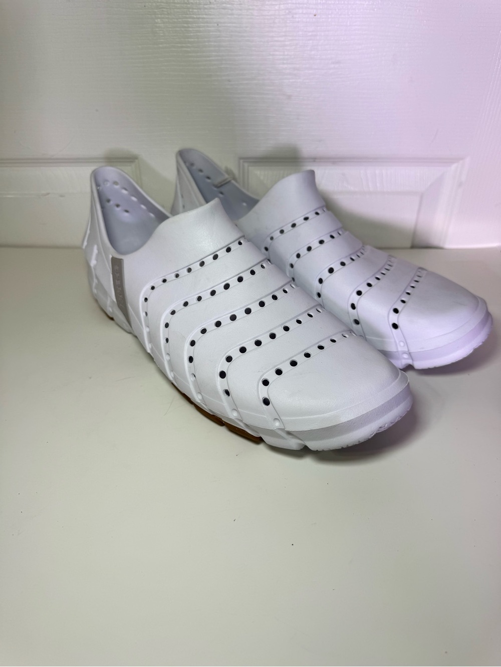 NWT Sperry Water Strider Men’s Size 14 White Slip On Water Shoes